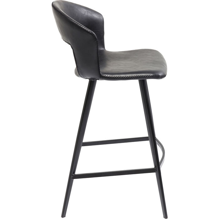 Scaun de Bar Reunion 53x53x90,5 cm, Negru - Kare Design [2]