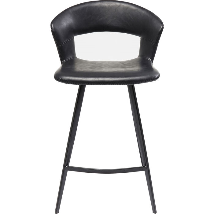 Scaun de Bar Reunion 53x53x90,5 cm, Negru - Kare Design [4]
