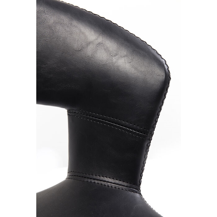 Scaun de Bar Reunion 53x53x90,5 cm, Negru - Kare Design [6]