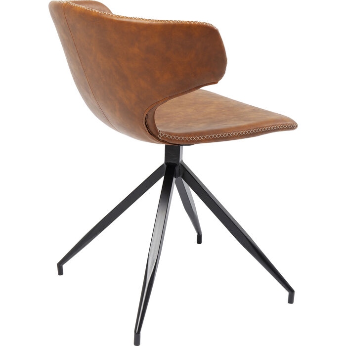 Scaun Rusty 55x54x79 cm, Poliuretan Imitând Piele - Kare Design [2]