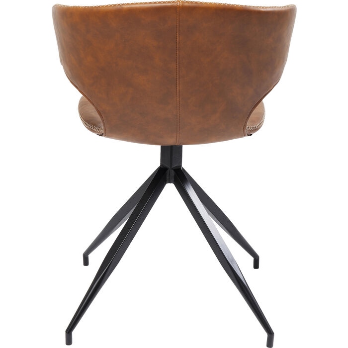 Scaun Rusty 55x54x79 cm, Poliuretan Imitând Piele - Kare Design [3]
