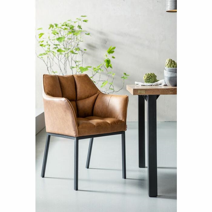 Scaun Thinktank 62x55x85 cm, Oțel Maro - Kare Design [6]