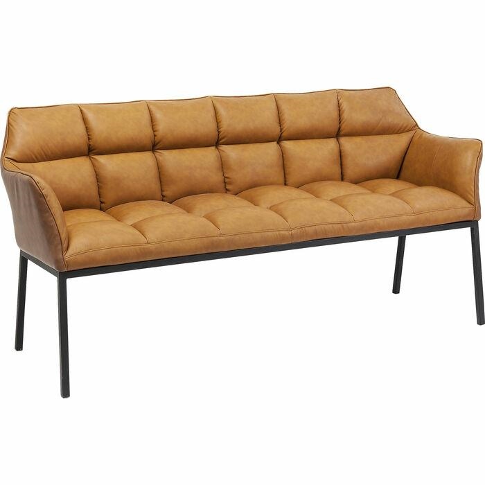 Produse - Canapea Thinktank 180x59x89 cm, Piele Maro - Kare Design