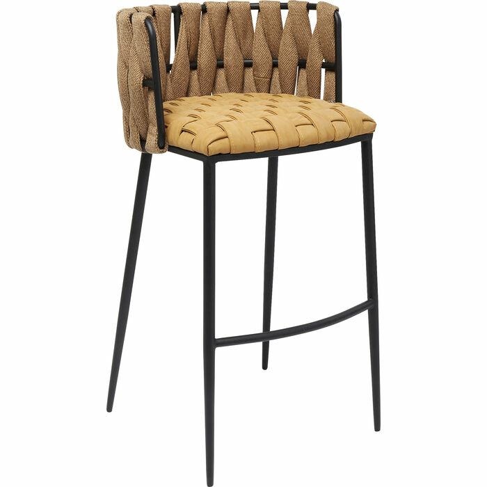 Produse - Scaun de Bar Cheerio 54x52x100 cm, Galben - Kare Design