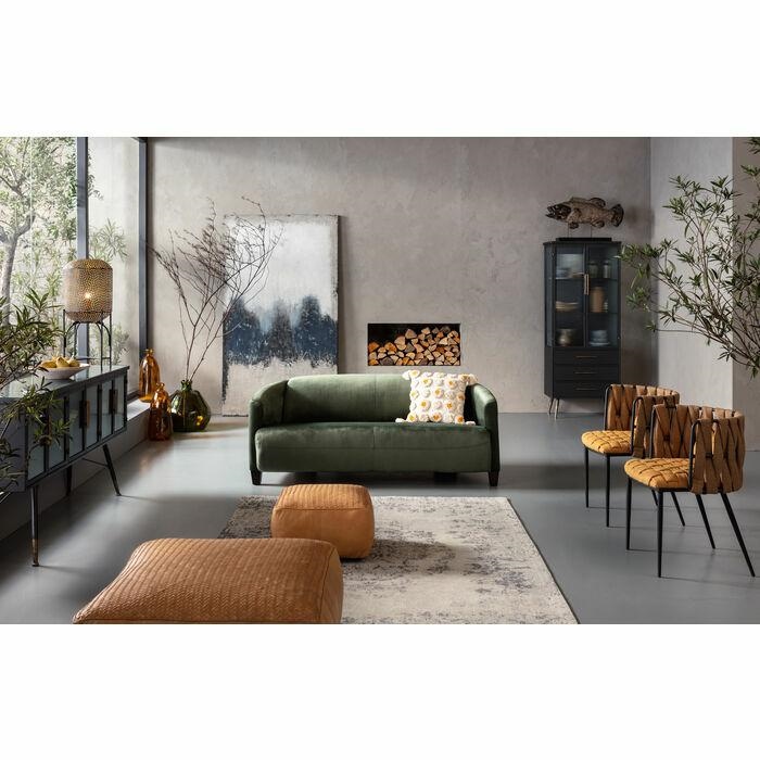 Scaun Cheerio 55x52x75 cm, Țesătură Poliuretanată Galben - Kare Design [7]