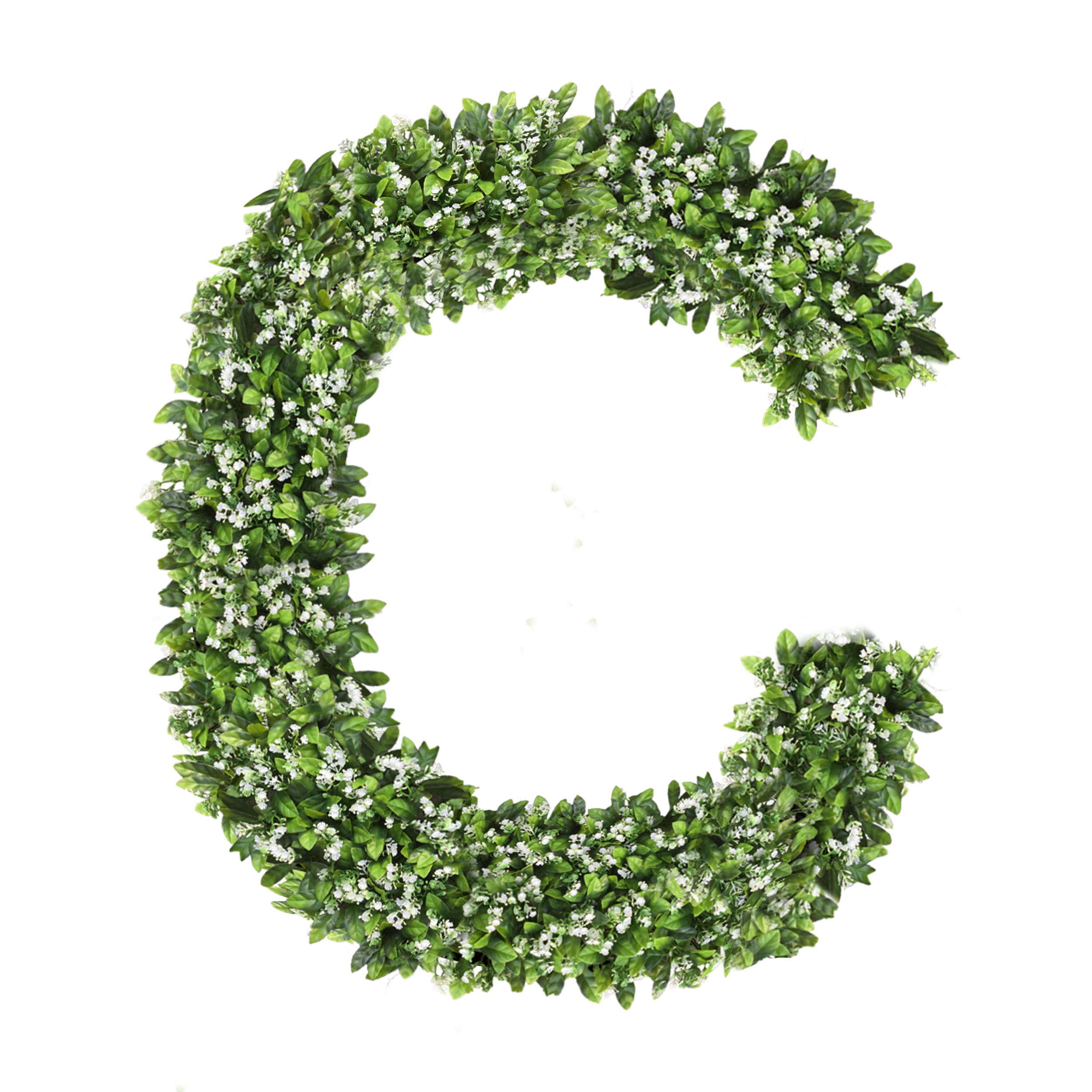 Litera realizata la comanda din plante artificiale inaltime 60 cm [3]