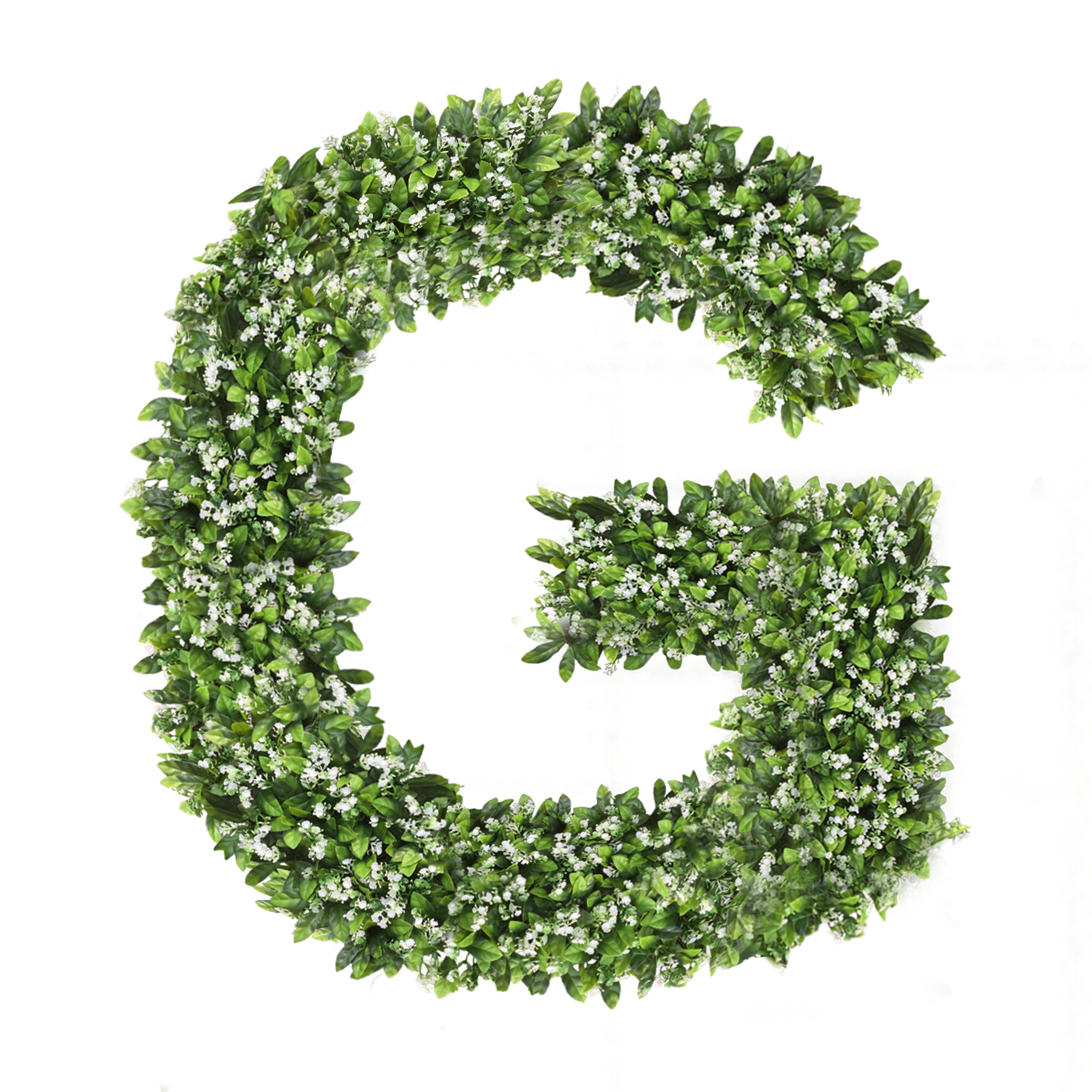 Litera realizata la comanda din plante artificiale inaltime 60 cm [9]