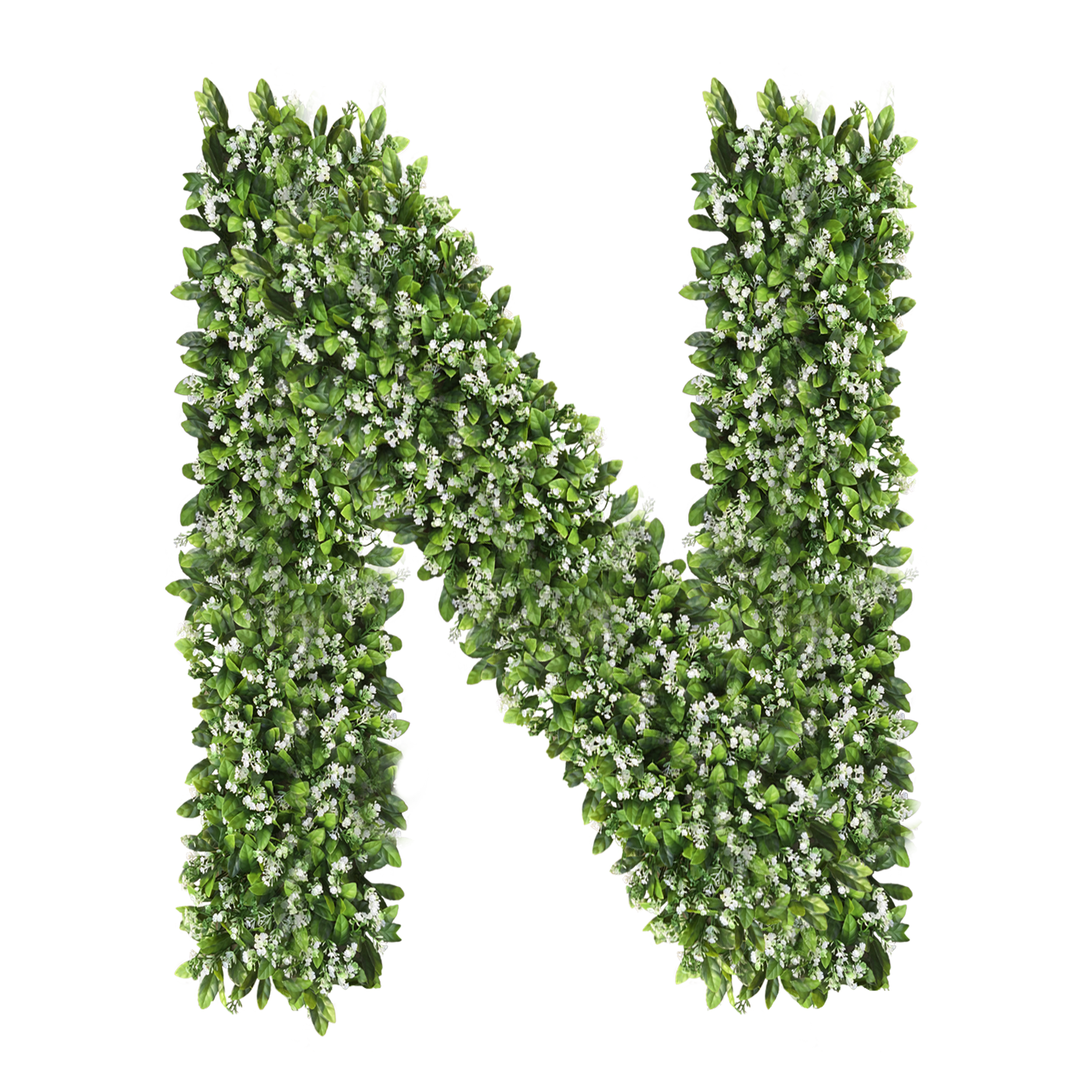 Litera realizata la comanda din plante artificiale inaltime 60 cm [17]