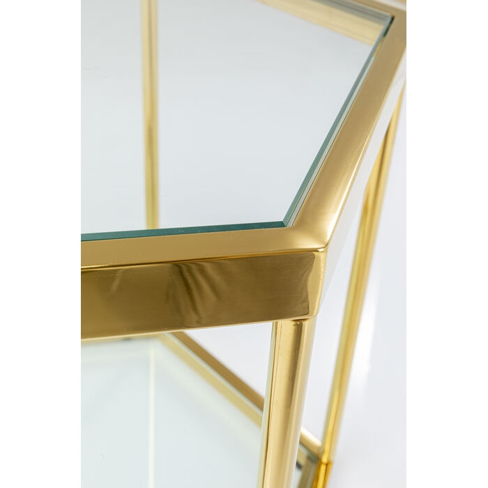 Măsuță de Cafea Comb Gold 55x48x45 cm, Finisaj Titan - Kare Design [3]