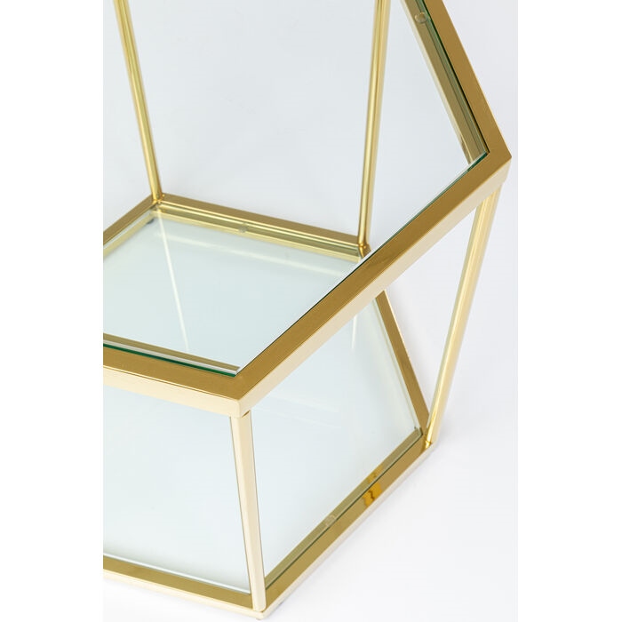 Măsuță Comb Gold 55x48x55 cm, Auriu - Kare Design [2]