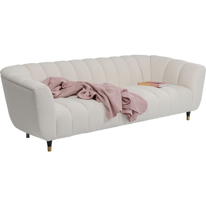 Canapea Spectra 245x95x74 cm, Țesătură Boucle Alb - Kare Design [3]