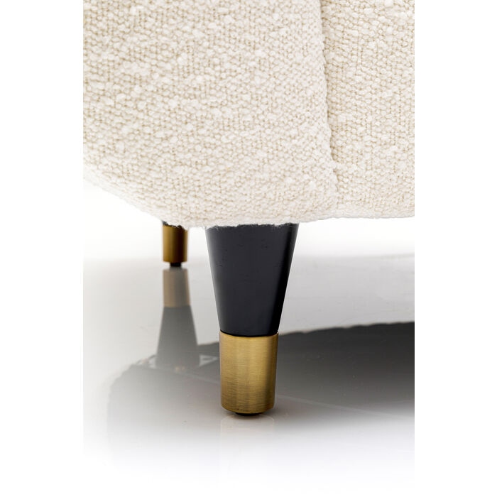 Fotoliu Spectra 108x95x74 cm, Țesătură Boucle Alb - Kare Design [5]