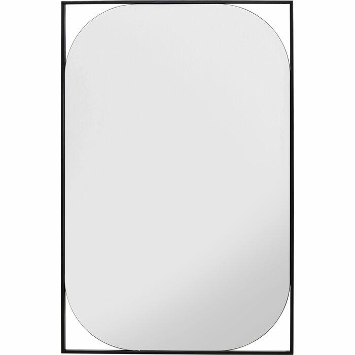 Produse - Oglindă Bonita 71,1x1,5x109,2 cm, Metal Negru - Kare Design
