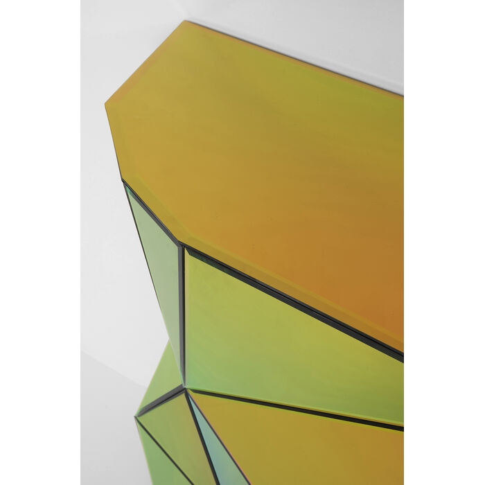 Consolă Prisma Color 127x38,5x80,5 cm, MDF și Sticlă Oglindă Multicolor - Kare Design [4]