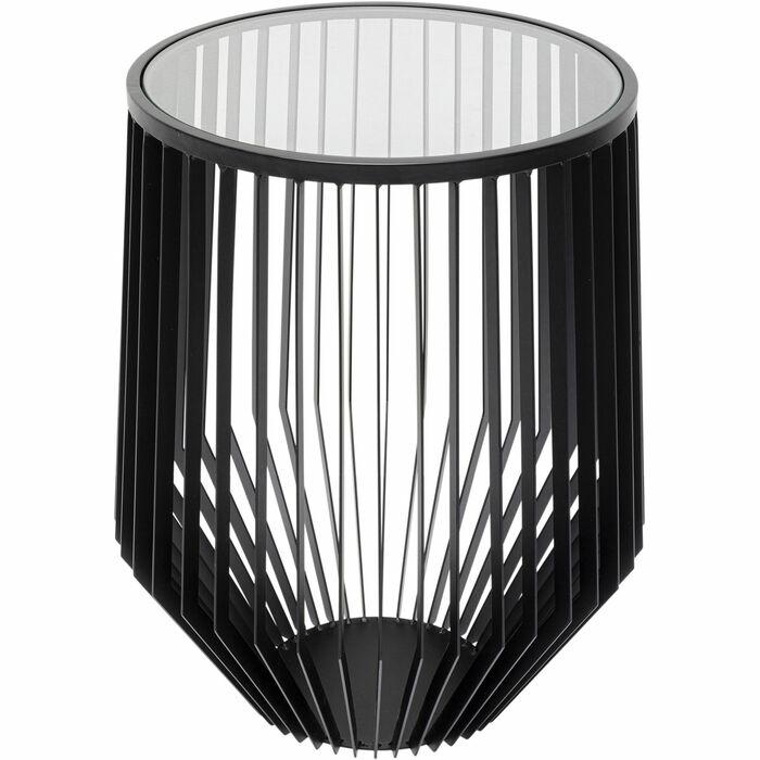 Produse - Măsuță Corinne 40x40x50 cm, Negru Vopsită în Câmp Electrostatic - Kare Design