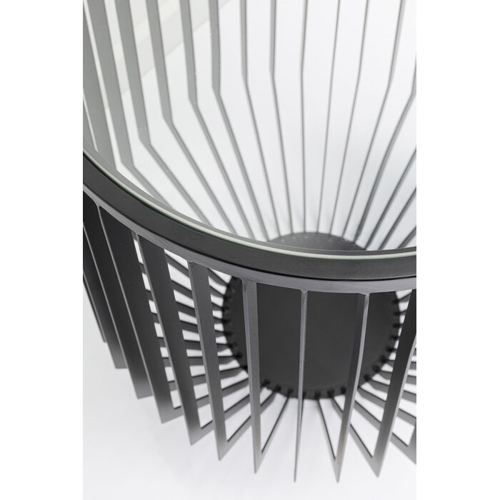 Măsuță Corinne 40x40x50 cm, Negru Vopsită în Câmp Electrostatic - Kare Design [2]