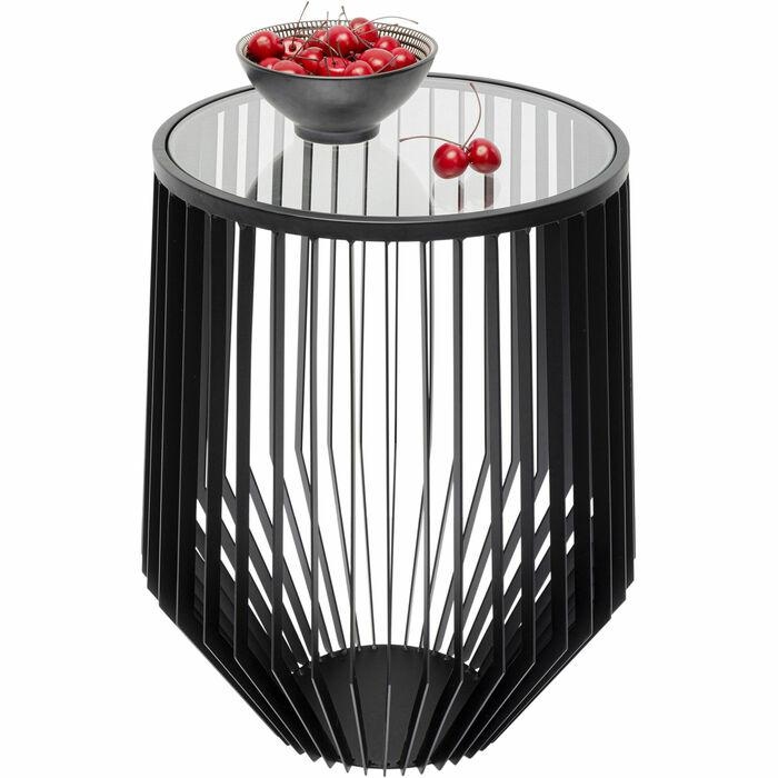 Măsuță Corinne 40x40x50 cm, Negru Vopsită în Câmp Electrostatic - Kare Design [5]