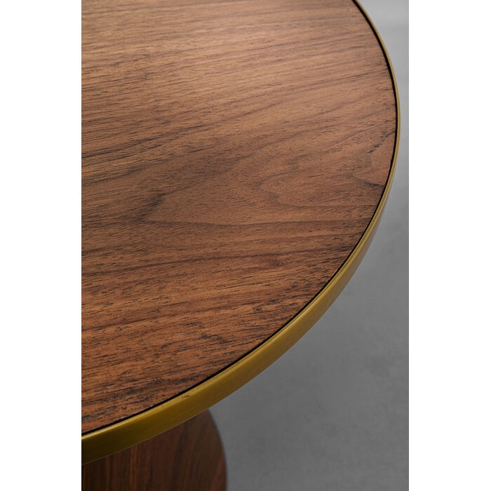 Măsuță de Cafea Cono Walnut 50x50x52 cm, Placă MDF Furniruită Nuc - Kare Design [2]