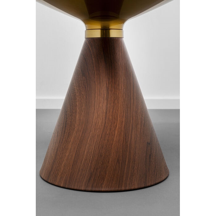 Măsuță de Cafea Cono Walnut 50x50x52 cm, Placă MDF Furniruită Nuc - Kare Design [3]