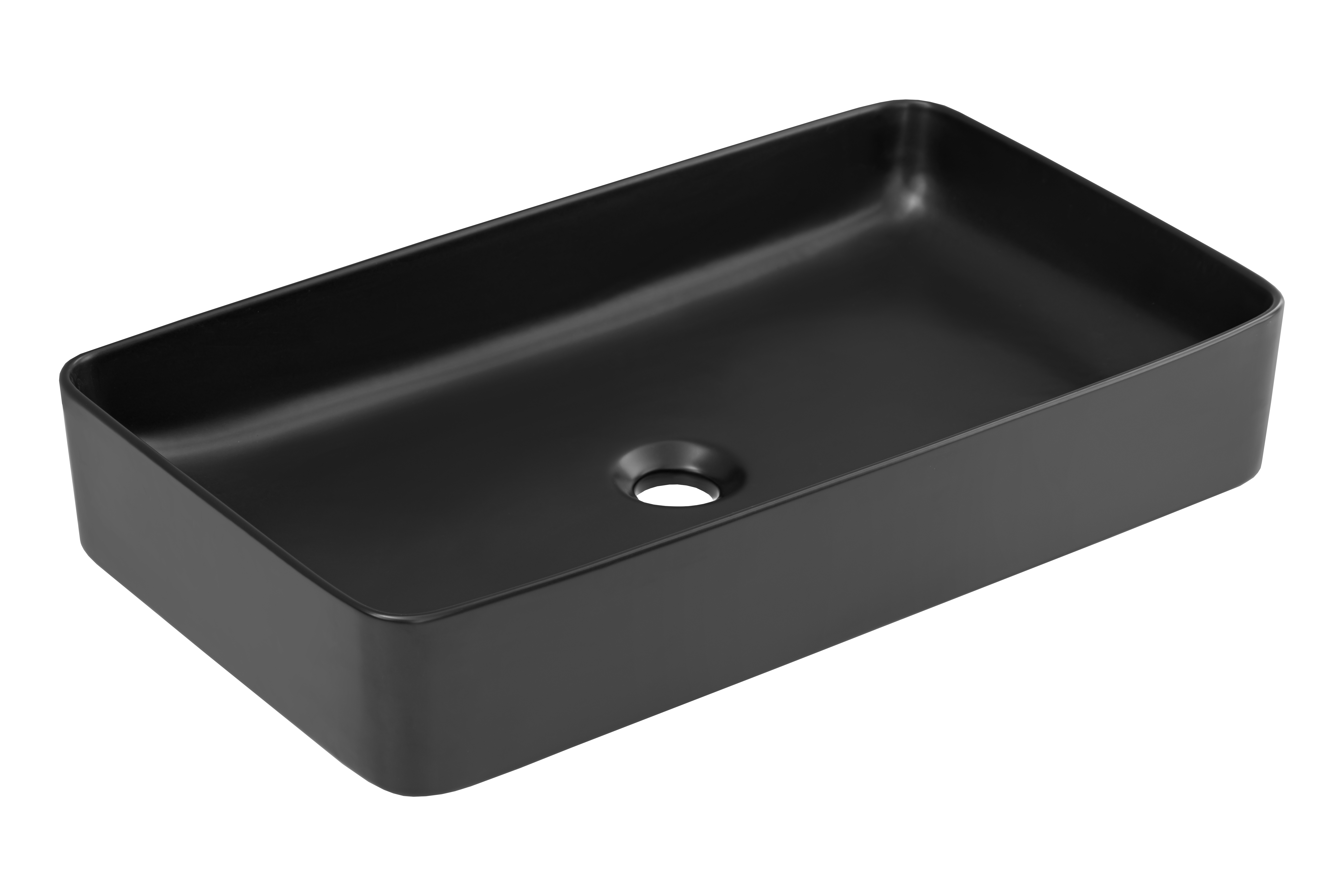 Set mobilier baie 90cm cu blat și lavoar Slim Luxor Black [4]