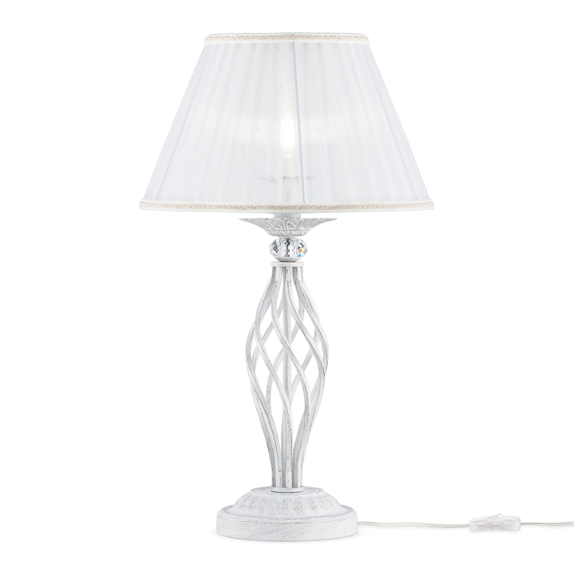 Produse - Lampă de masă Grace, Metal Alb, 40W, MAYTONI ARM247-00-G