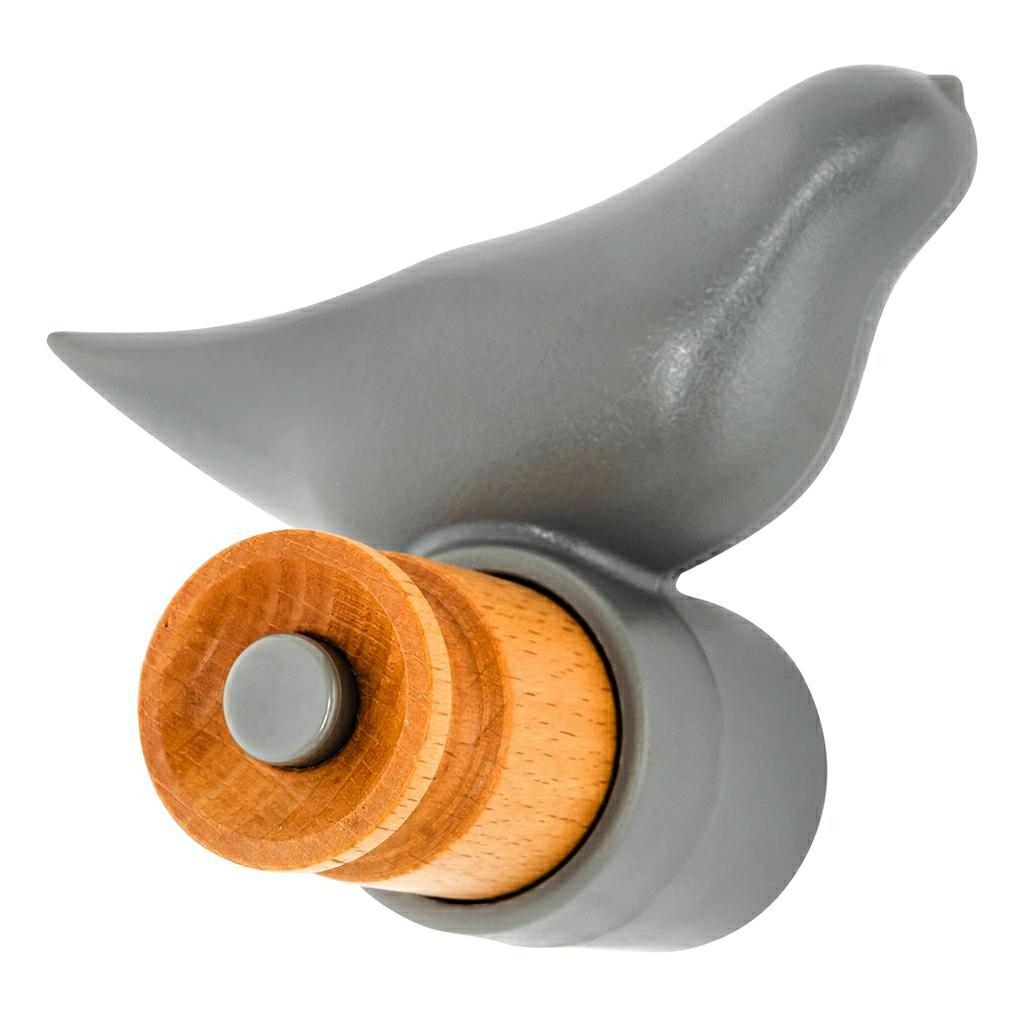 Cuier Bird 11x9x10 cm, Polipropilenă Gri - King Home [2]