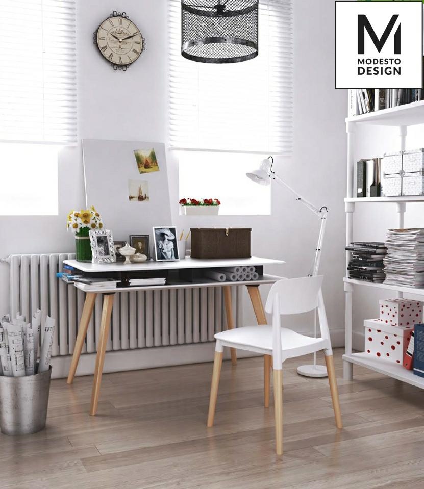 Set de 2 Scaune Ecco 42x49x78 cm, Polipropilenă Alb - Modesto Design [2]