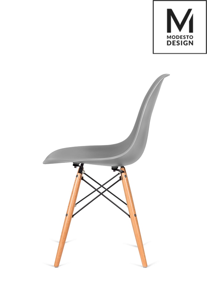 Scaun Dsw 46x48x82 cm, Plastic Gri - Modesto Design [2]