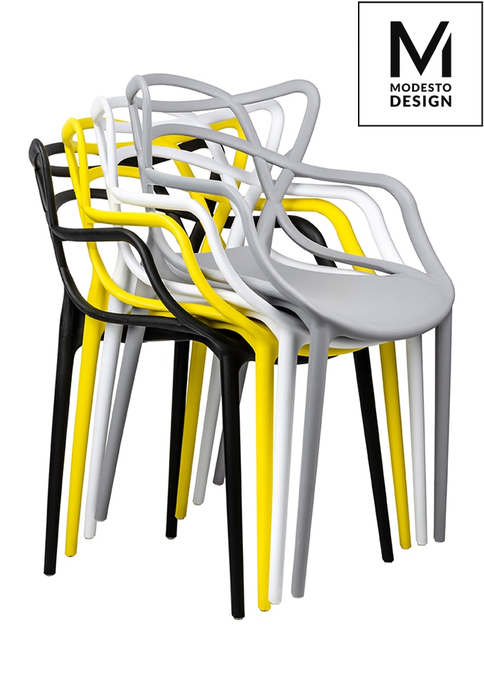 Scaun Hilo 55x58x81 cm, Polipropilenă Gri - Modesto Design [7]