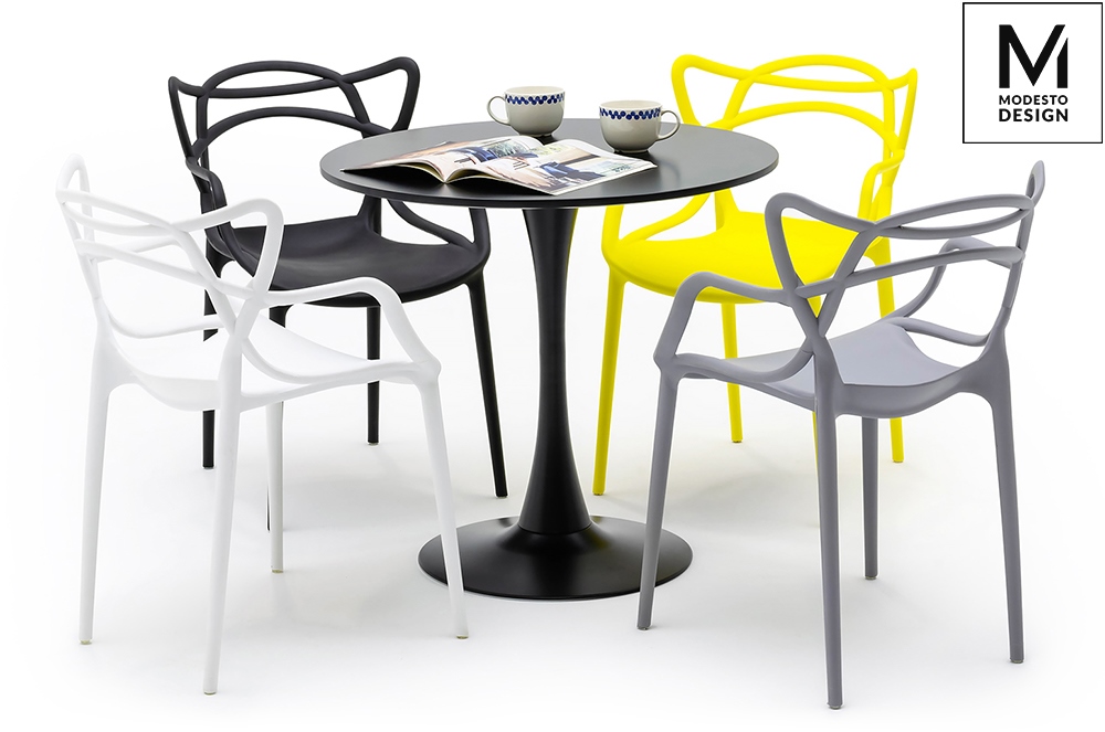 Scaun Hilo 55x58x81 cm, Polipropilenă Gri - Modesto Design [8]