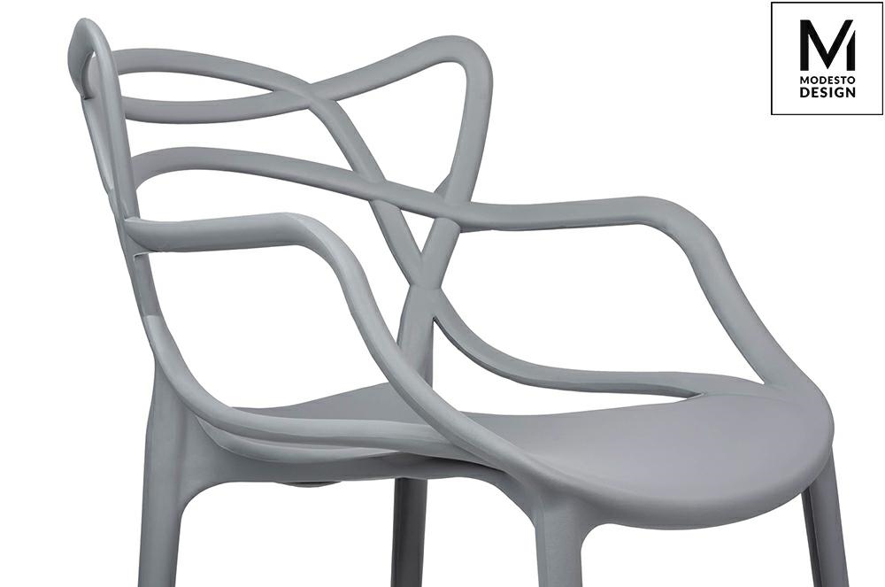 Scaun Hilo 55x58x81 cm, Polipropilenă Gri - Modesto Design [6]