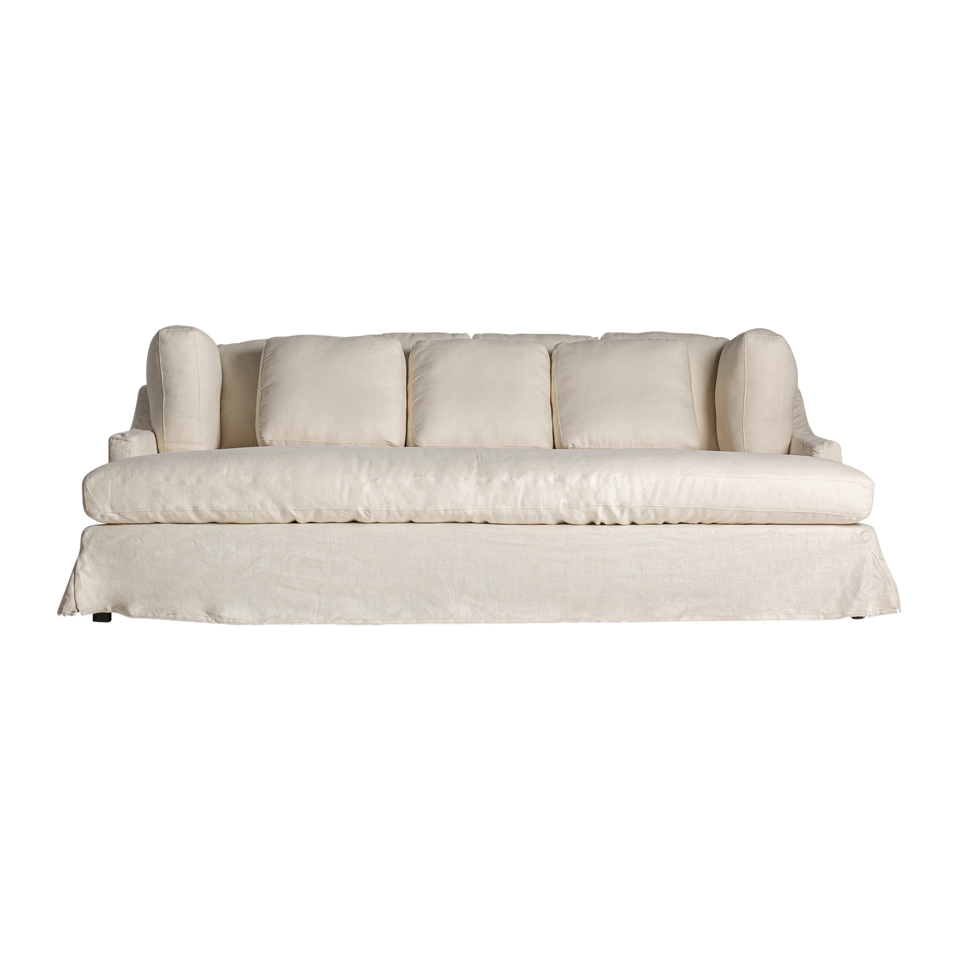 Canapea din Poliester si Lemn de Pin, Crem, 250x175x92 cm, Stil Contemporan - VicalHome 33012 [5]