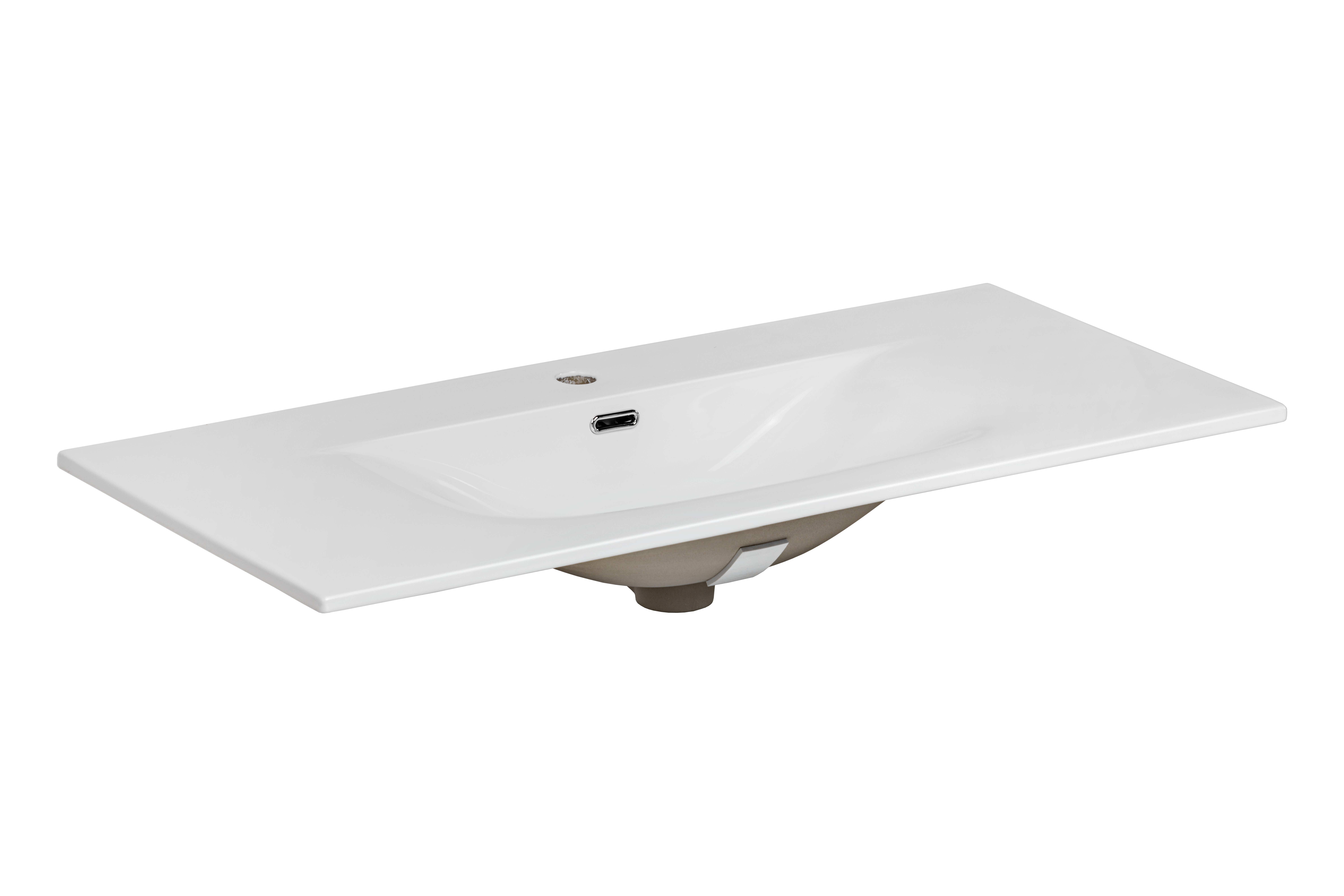 Set mobilier baie 90cm cu dulap lavoar Luxor Beige [3]