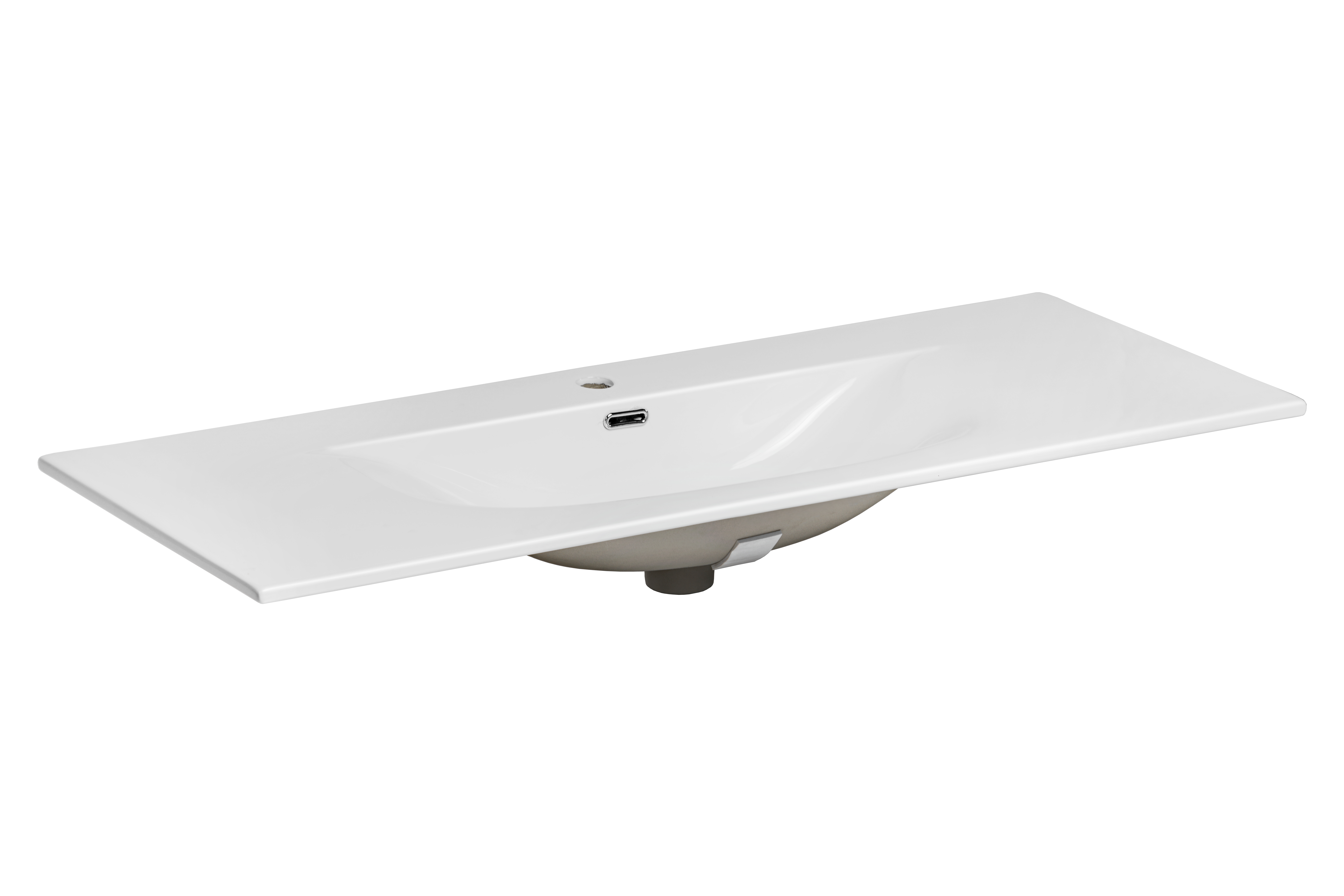 Set mobilier baie 120cm cu dulap lavoar SKY Luxor Beige [3]