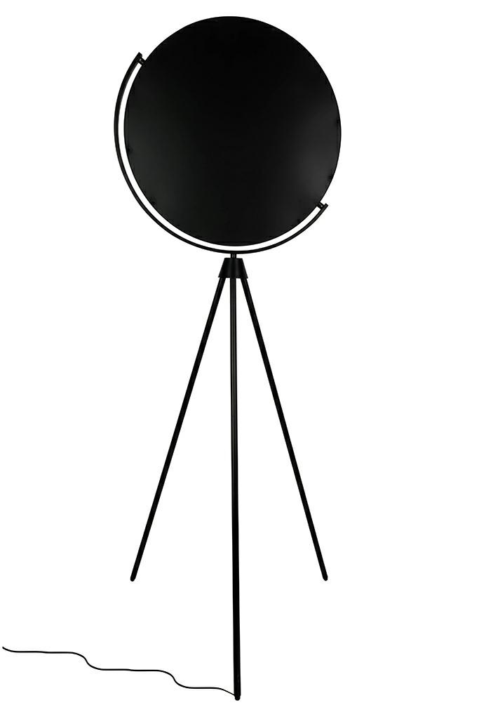 Lampadar Moon Floor 70x60x174 cm, Aluminiu Negru Satinat - Moosee [6]