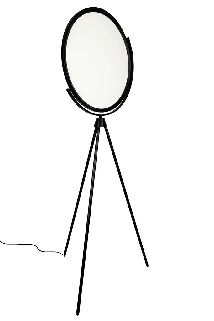 Lampadar Moon Floor 70x60x174 cm, Aluminiu Negru Satinat - Moosee [2]