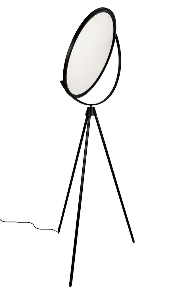 Lampadar Moon Floor 70x60x174 cm, Aluminiu Negru Satinat - Moosee [5]