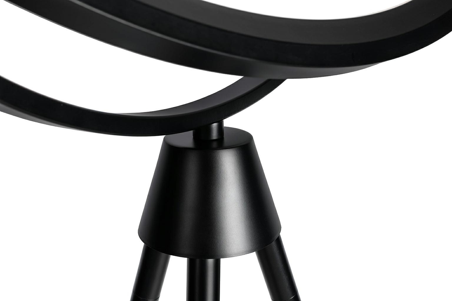 Lampadar Moon Floor 70x60x174 cm, Aluminiu Negru Satinat - Moosee [7]