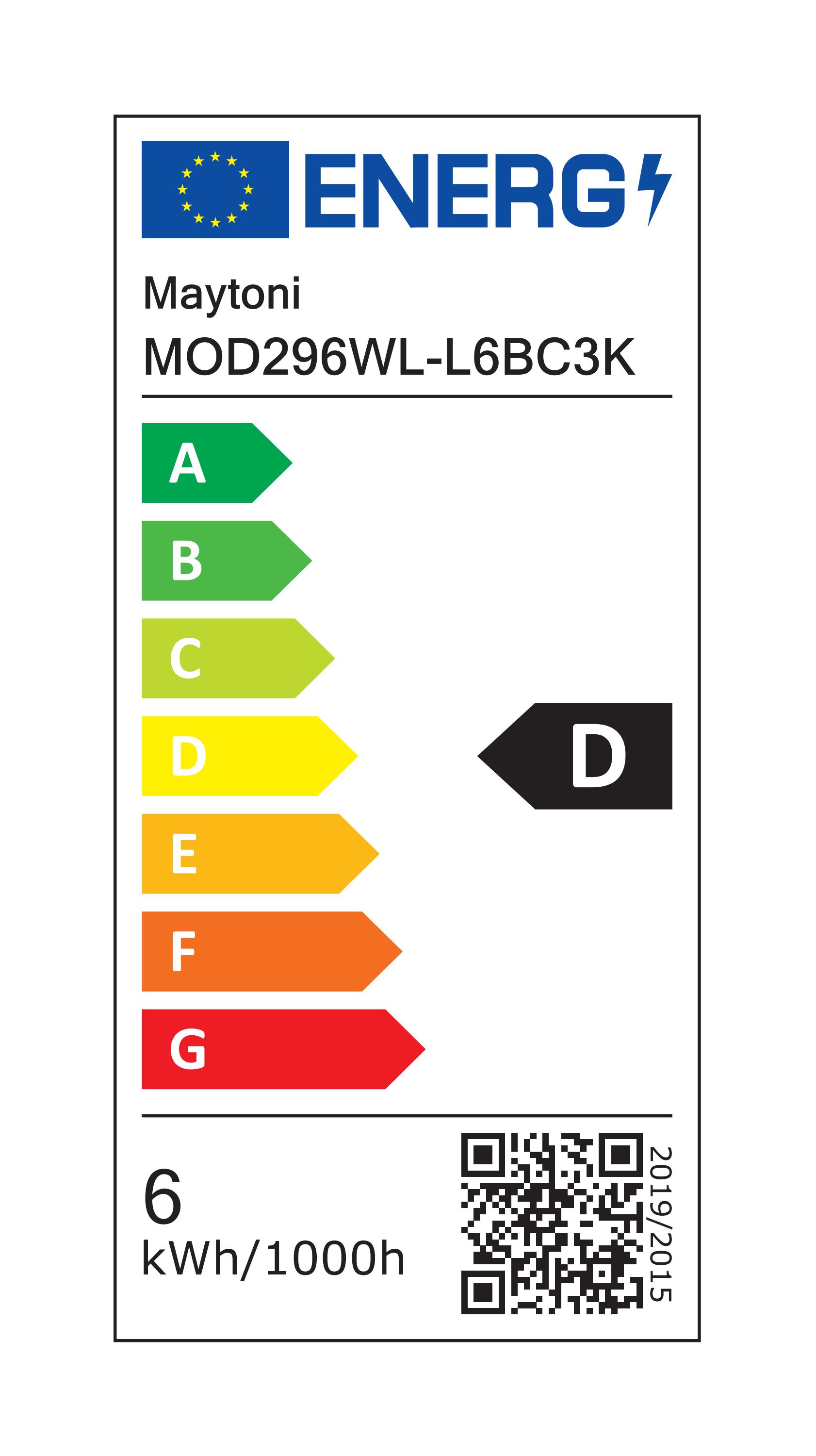 Aplică de perete Flat, Metal Negru, 6W, MAYTONI MOD296WL-L6BC3K [2]