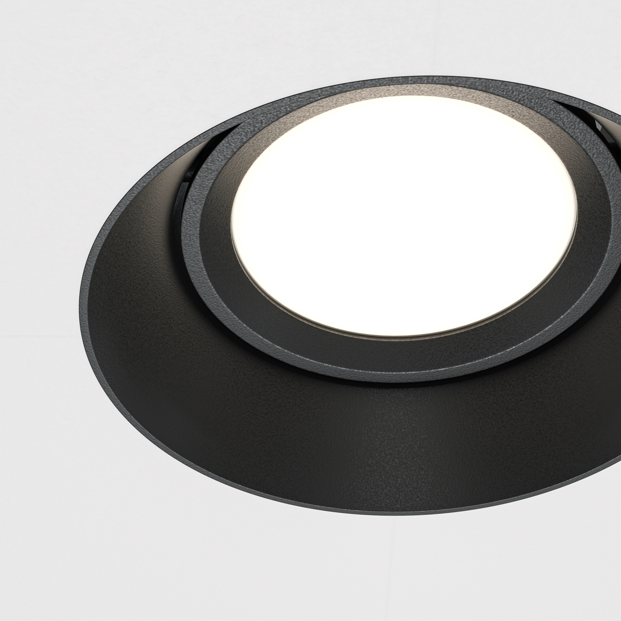 Corp de iluminat încastrat DOT, Aluminiu Negru, 10W, MAYTONI DL042-01-RD-B [5]