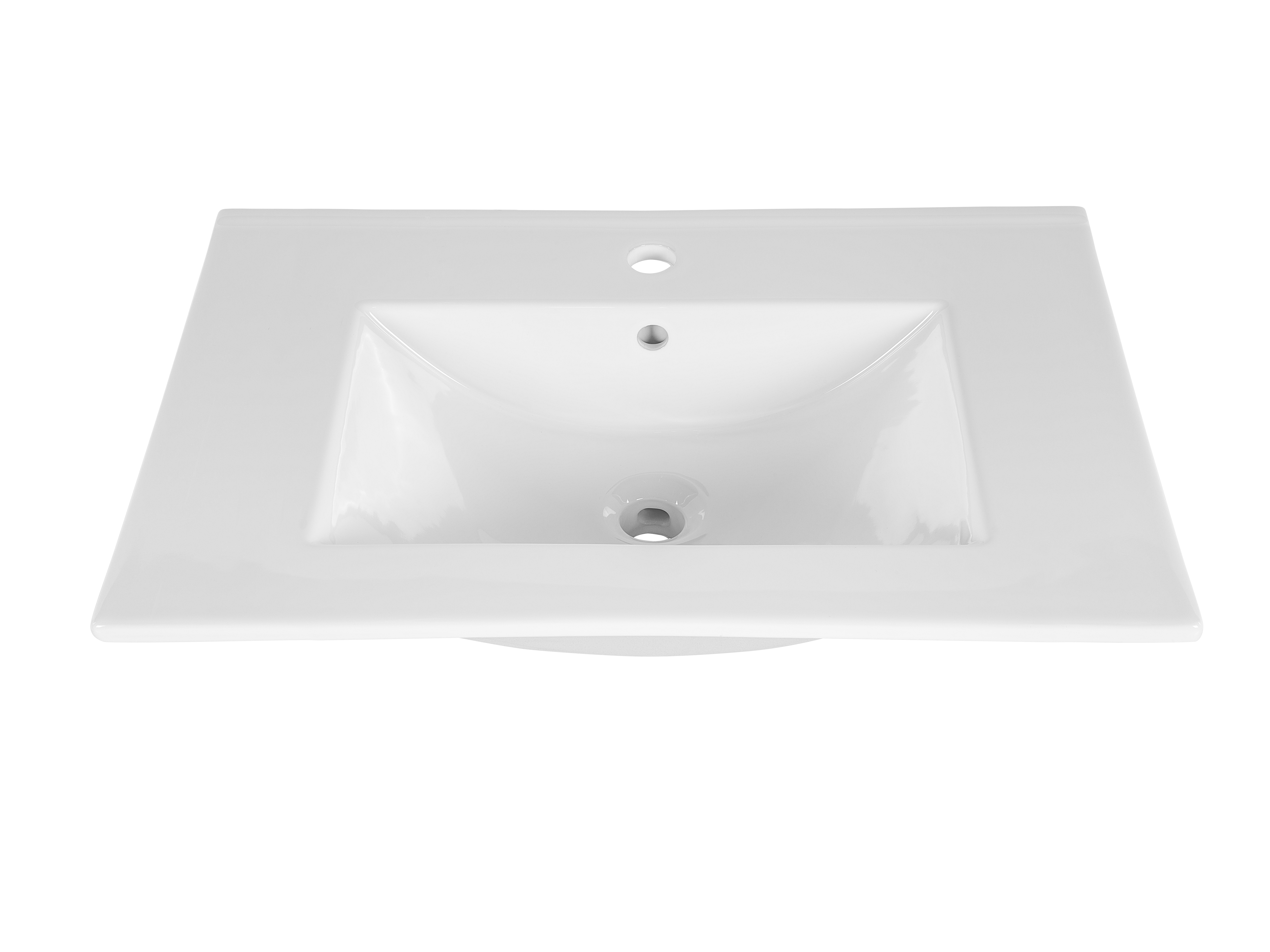 Set mobilier baie 80cm cu lavoar Dalia Cashmere și dulap înalt. [3]