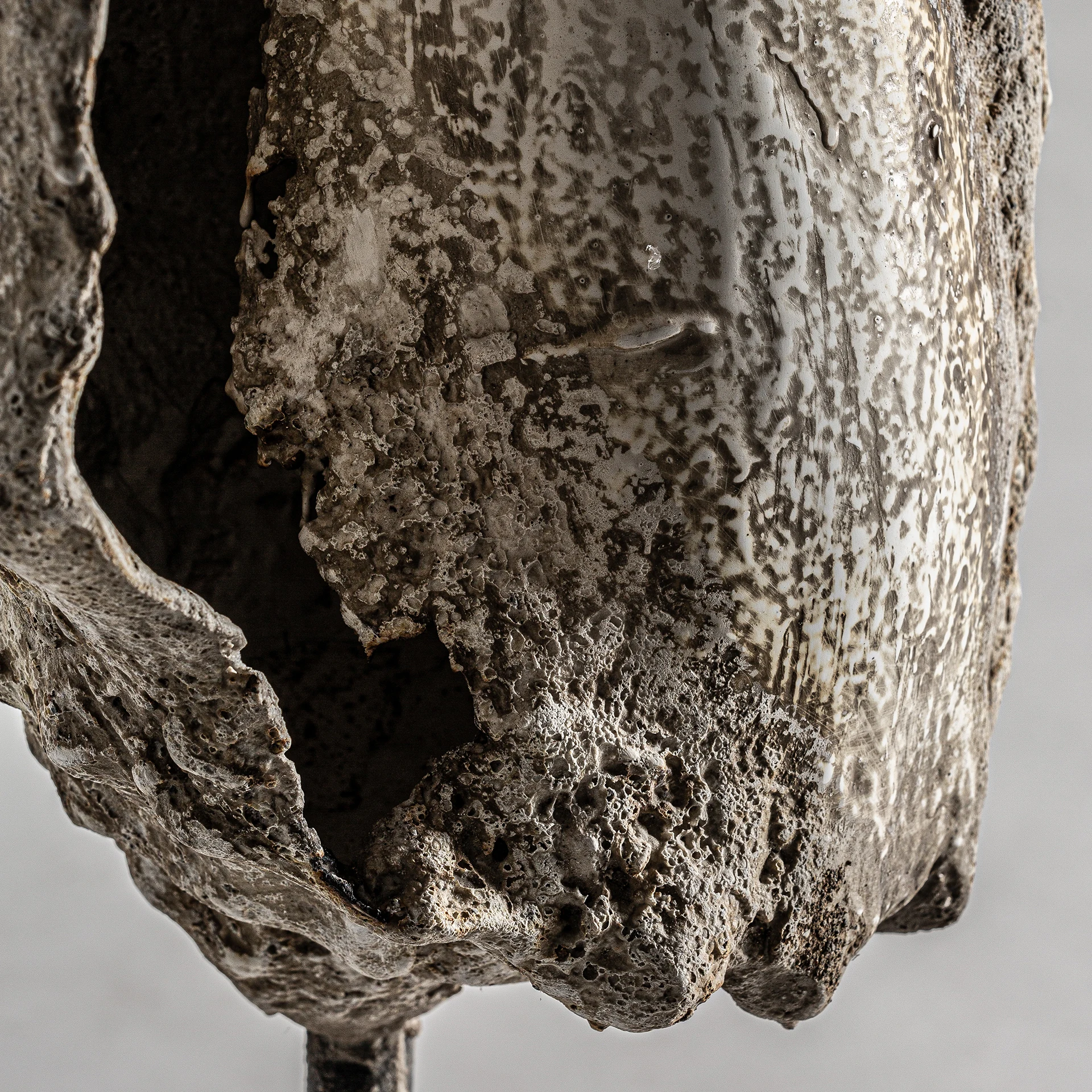 Sculptura Decorativa din Rasina, Alb-crem, 30x38x100 cm - VicalHome 32630 [4]