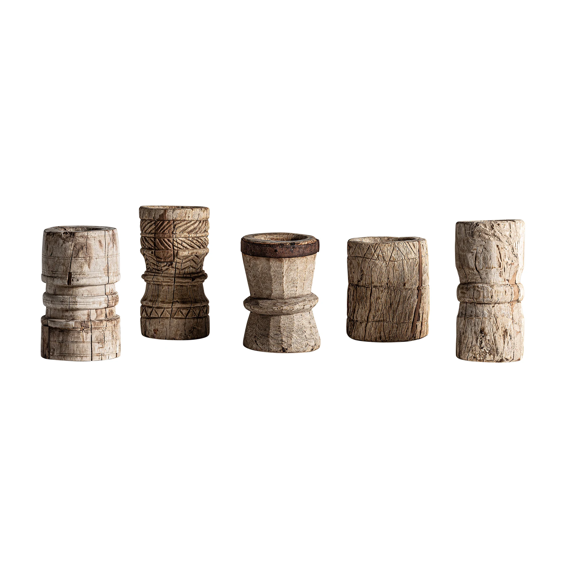Sculptura Decorativa din Lemn de Okhali, Maro, 15x15x35 cm - VicalHome 32726 [7]