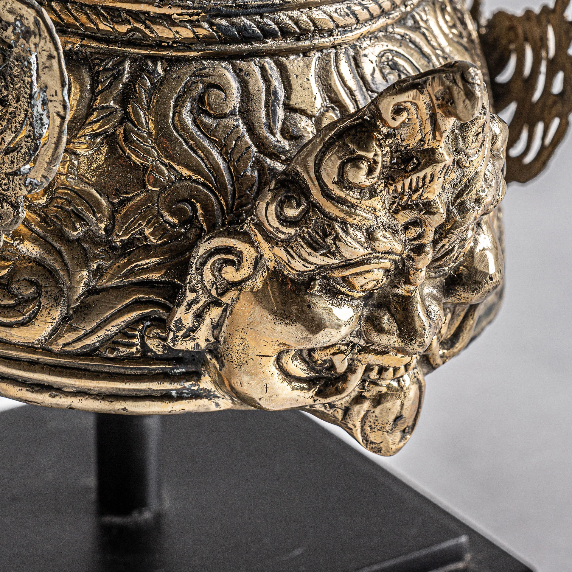 Sculptura Decorativa din Bronz, Auriu, 22x25x41 cm - VicalHome 32889 [6]