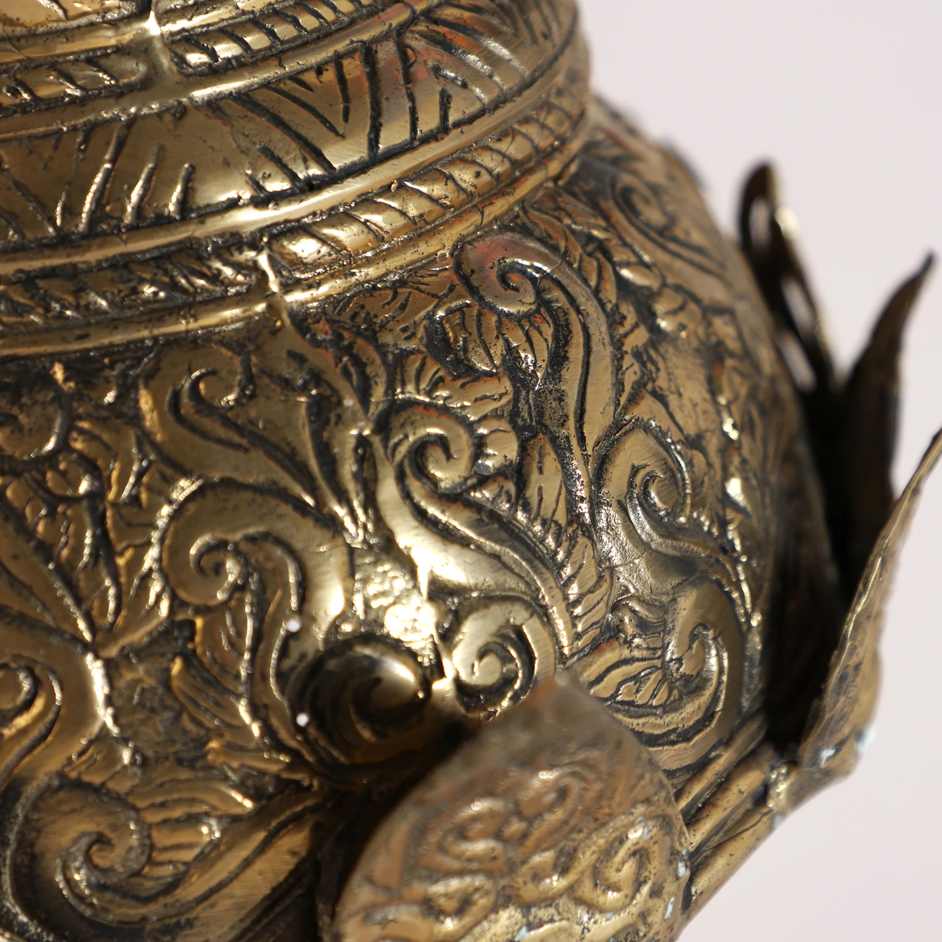 Sculptura Decorativa din Bronz, Auriu, 22x25x41 cm - VicalHome 32889 [10]