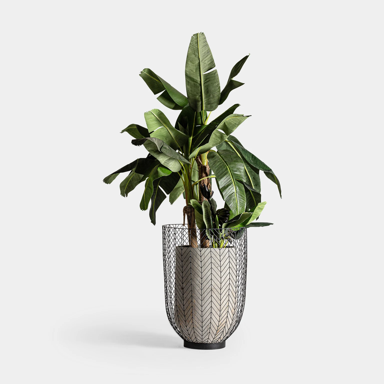 GHIVECI METALIC PLISAT PENTRU PLANTE (SET DE 2) VicalHome 28604 [2]