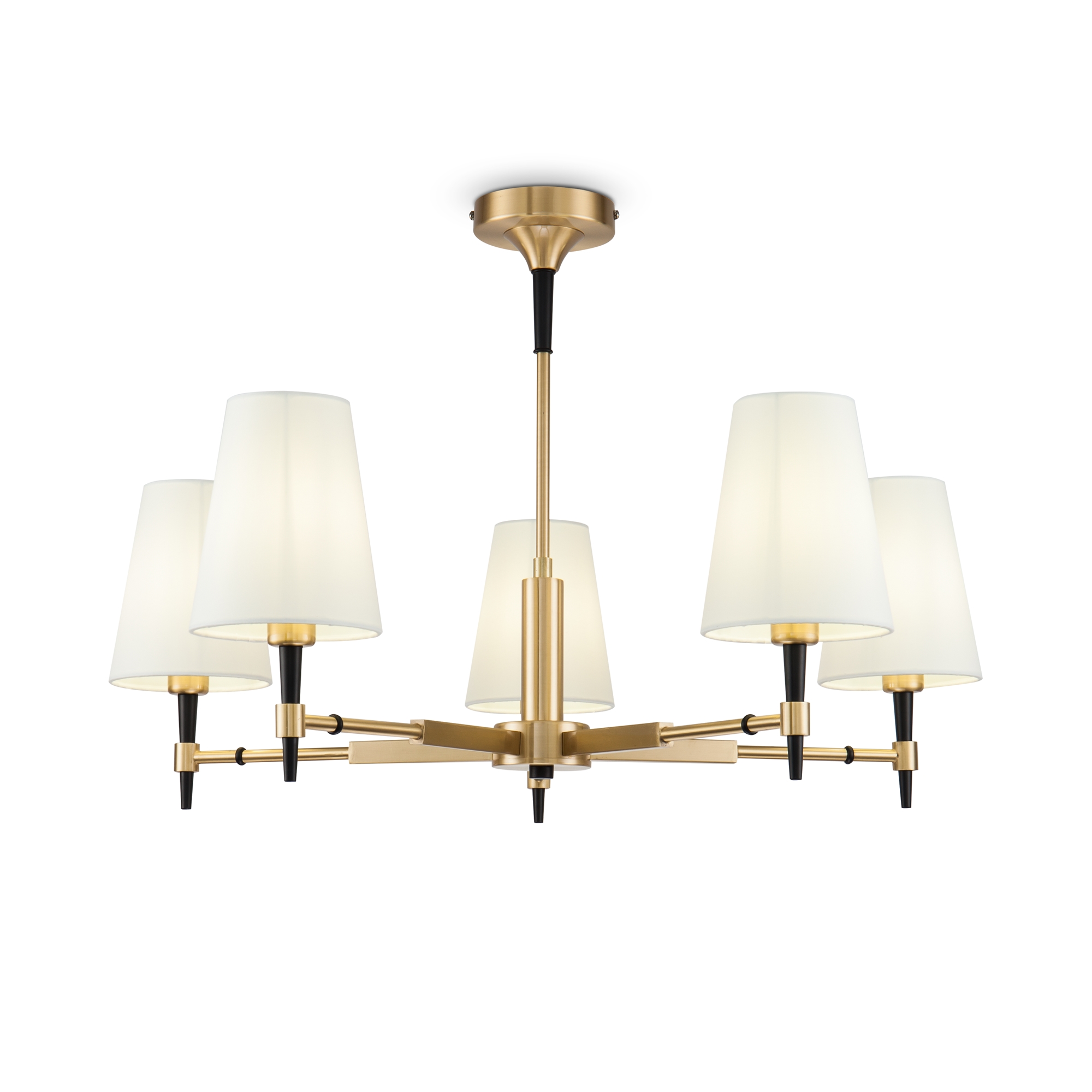 Produse - Plafonieră Zaragoza, Metal Alamă, 40W, MAYTONI H001CL-05BS