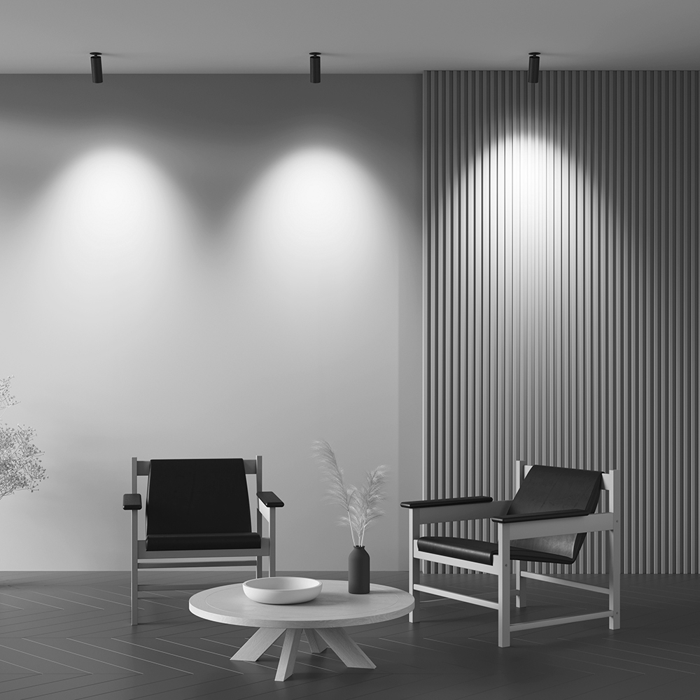 Corp de iluminat încastrat FOCUS LED, Aluminiu Negru, 12W, MAYTONI C053CL-L12W3K-W-B [3]