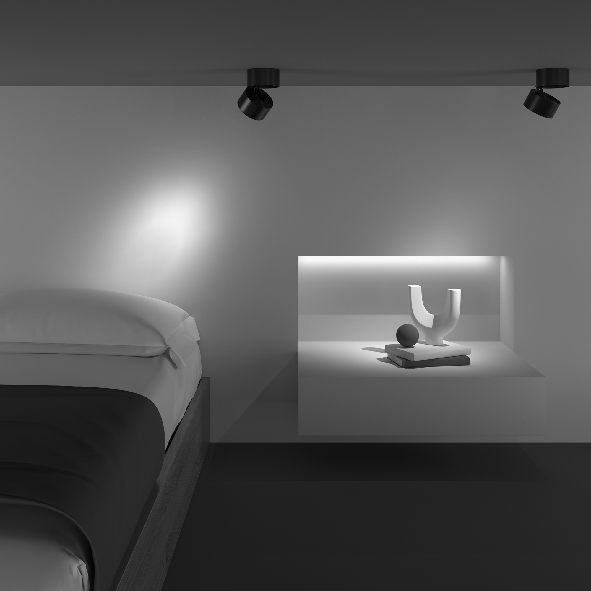 Plafonieră Yin, Aluminiu Negru, 15W, MAYTONI C084CL-15W3K-D-B [3]