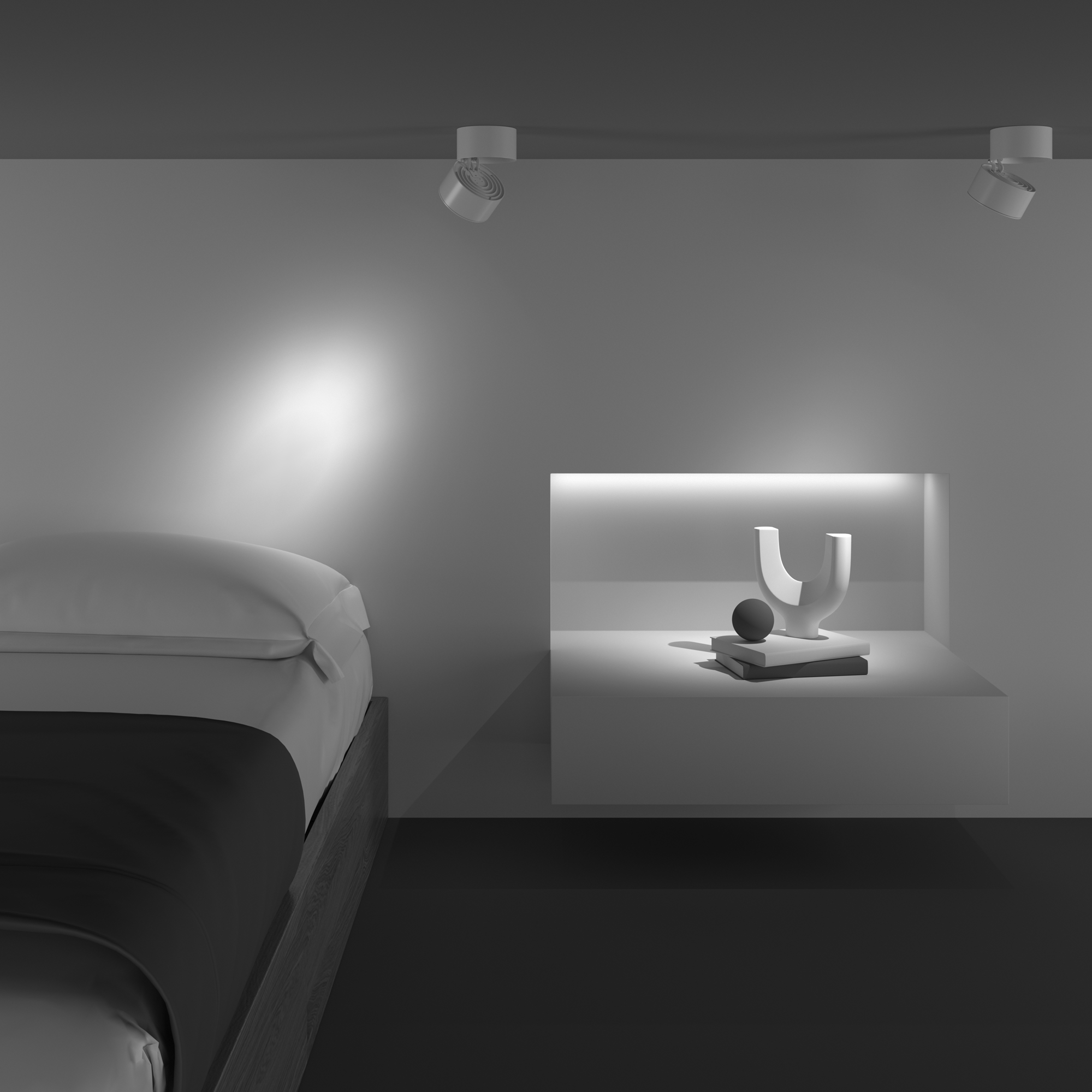 Plafonieră Yin, Aluminiu Alb, 15W, MAYTONI C084CL-15W3K-D-W-DE [3]